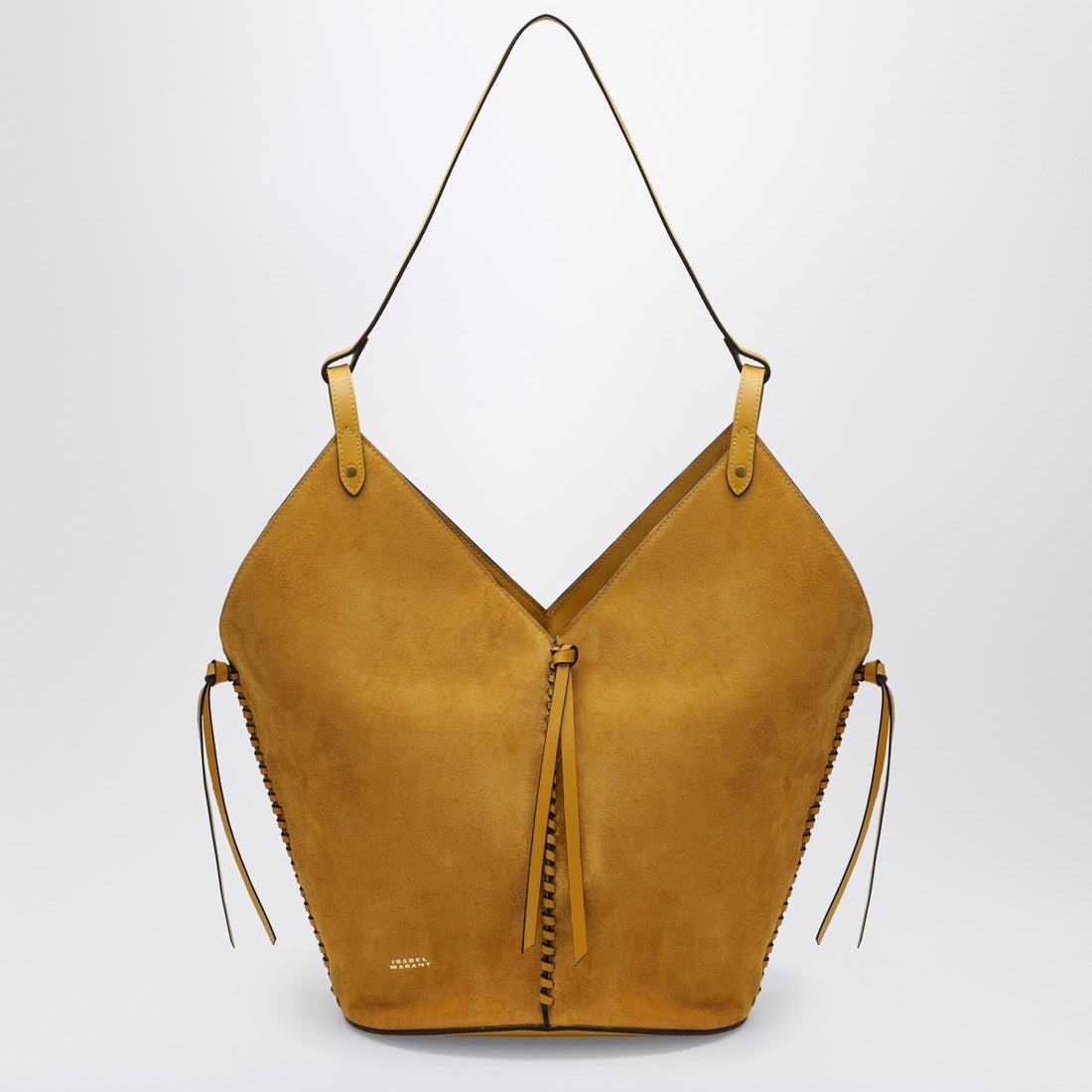 Isabel Marant Tampa Suede Shoulder Bag Yellow