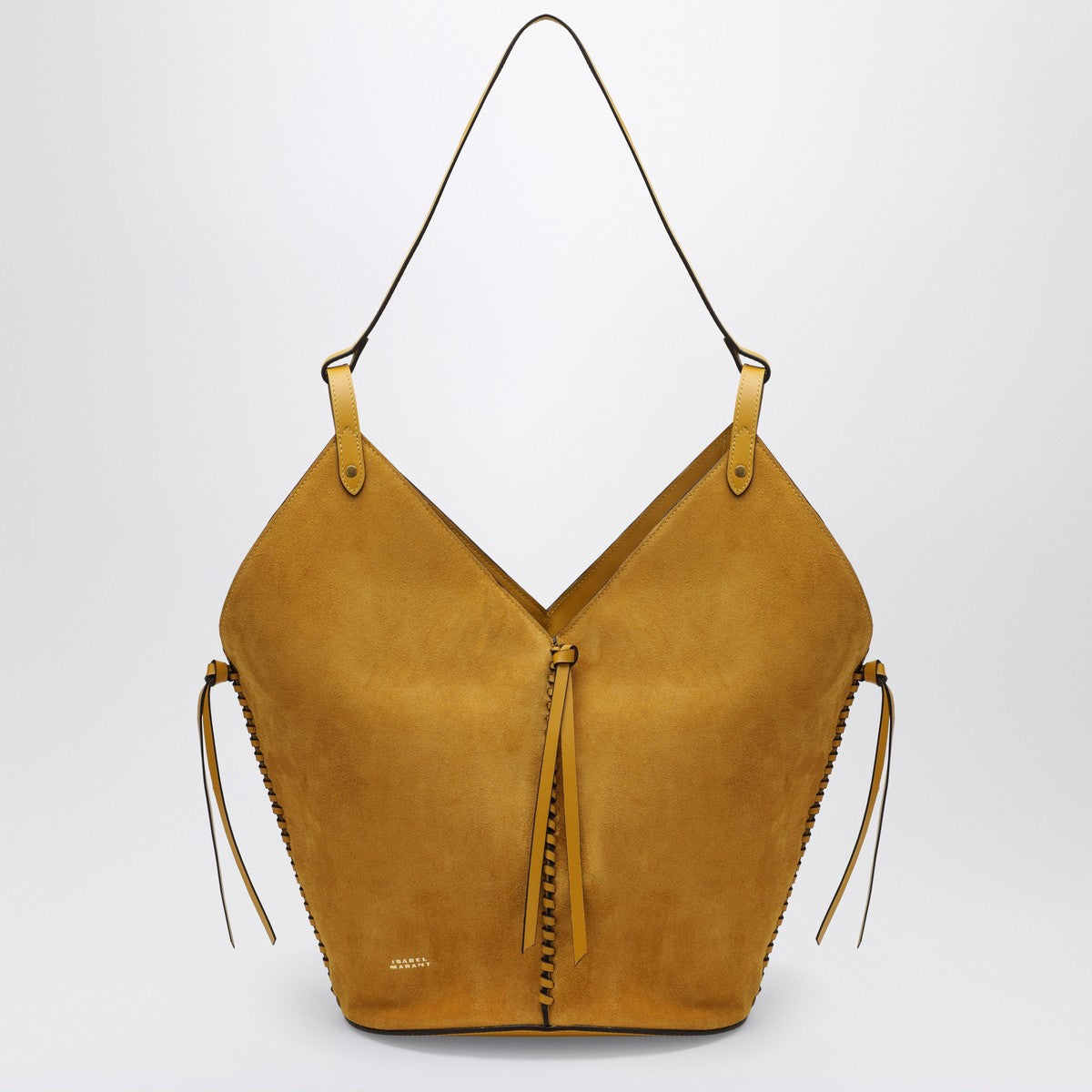 Isabel Marant Tampa Suede Shoulder Bag Yellow