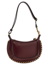 Isabel Marant Oskan Moon Shoulder Bag Bordeaux