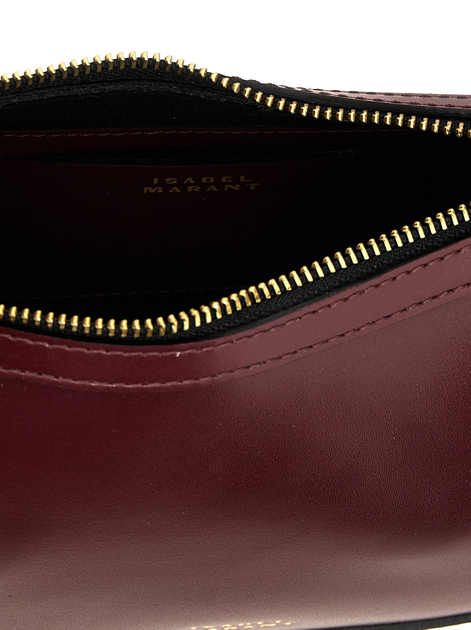 Isabel Marant Oskan Moon Shoulder Bag Bordeaux