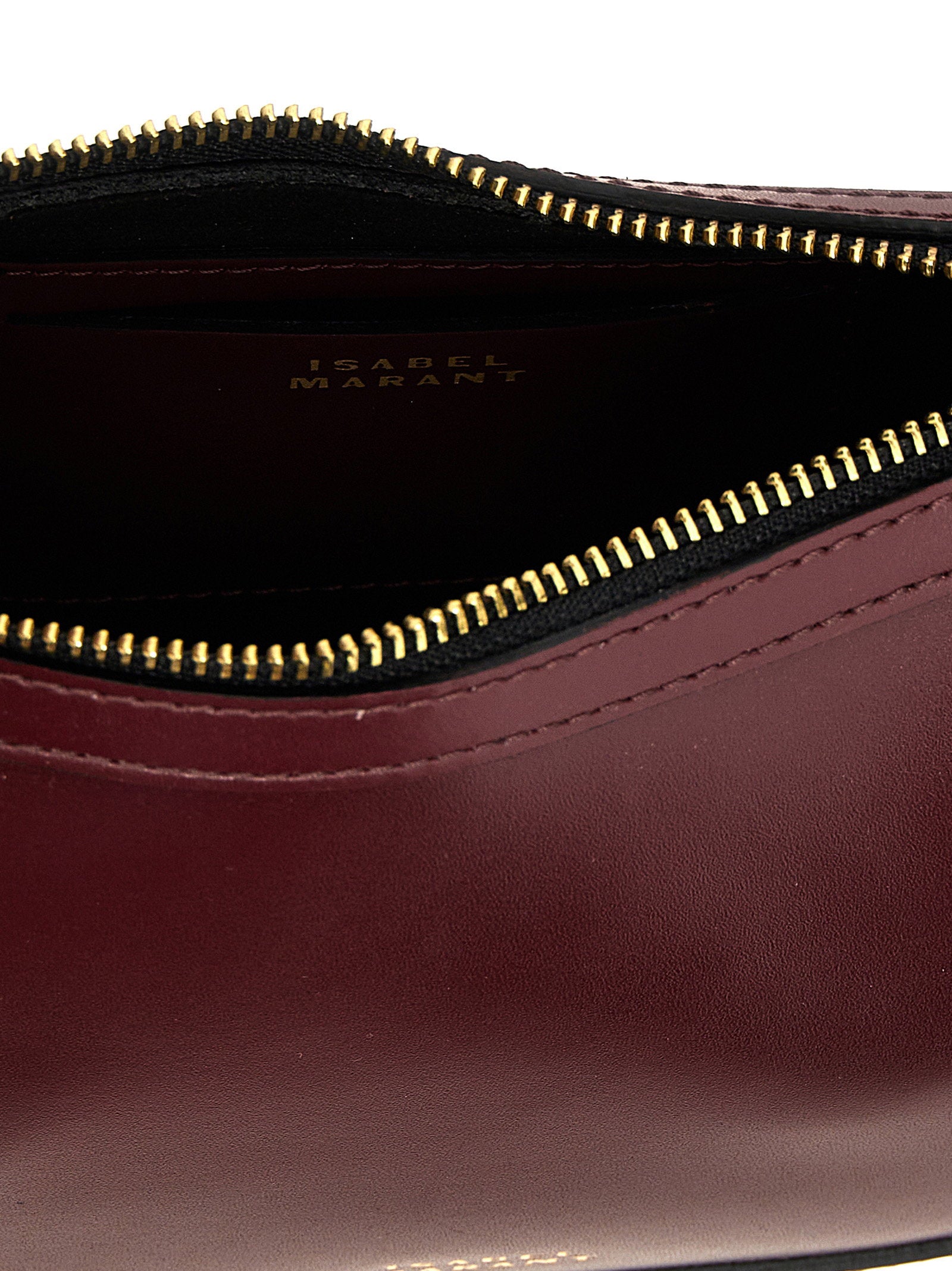 Isabel Marant Oskan Moon Shoulder Bag Bordeaux