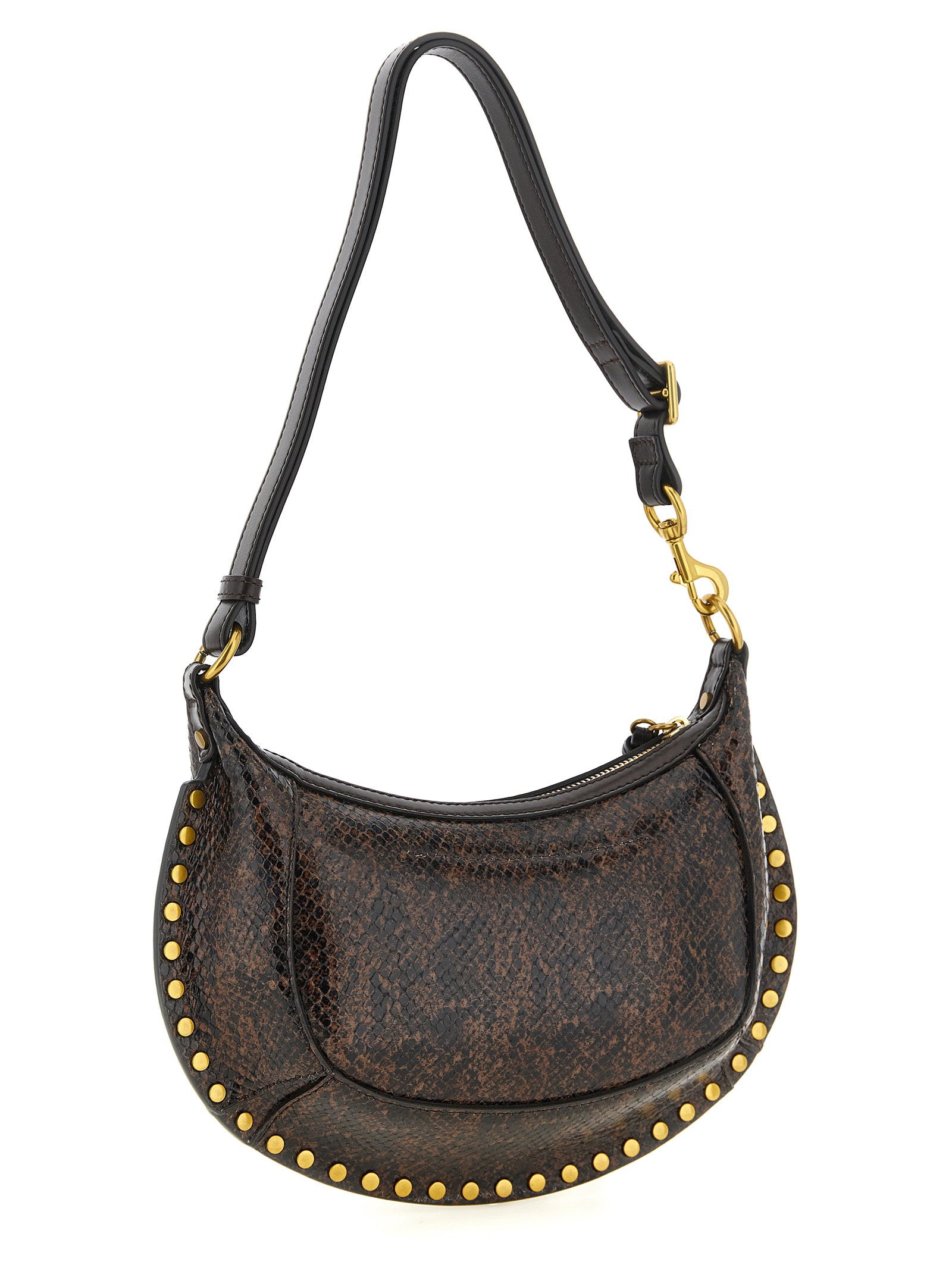 Isabel Marant Oskan Moon Shoulder Bag Brown