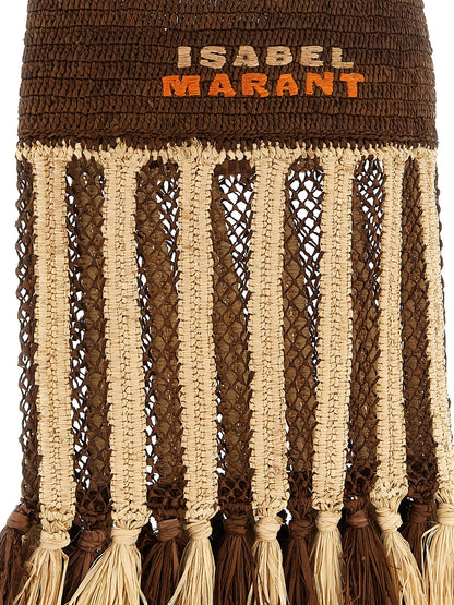 Isabel Marant Praia Small Shoulder Bag Brown