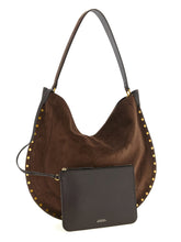 Isabel Marant Oskan Hobo Soft Shoulder Bag Brown