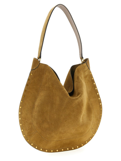 Isabel Marant Oskan Hobo Soft Shoulder Bag Brown