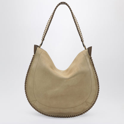 Isabel Marant Oskan Soft Suede Hobo Bag Beige