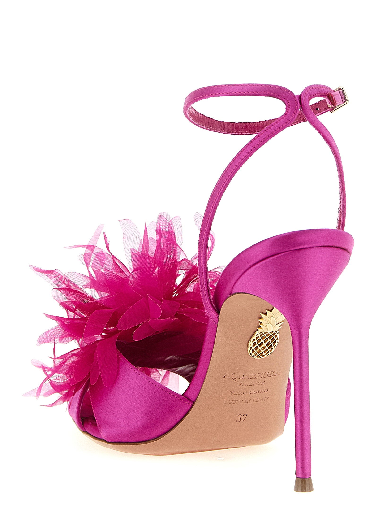 Aquazzura Poème Sandals Fuchsia