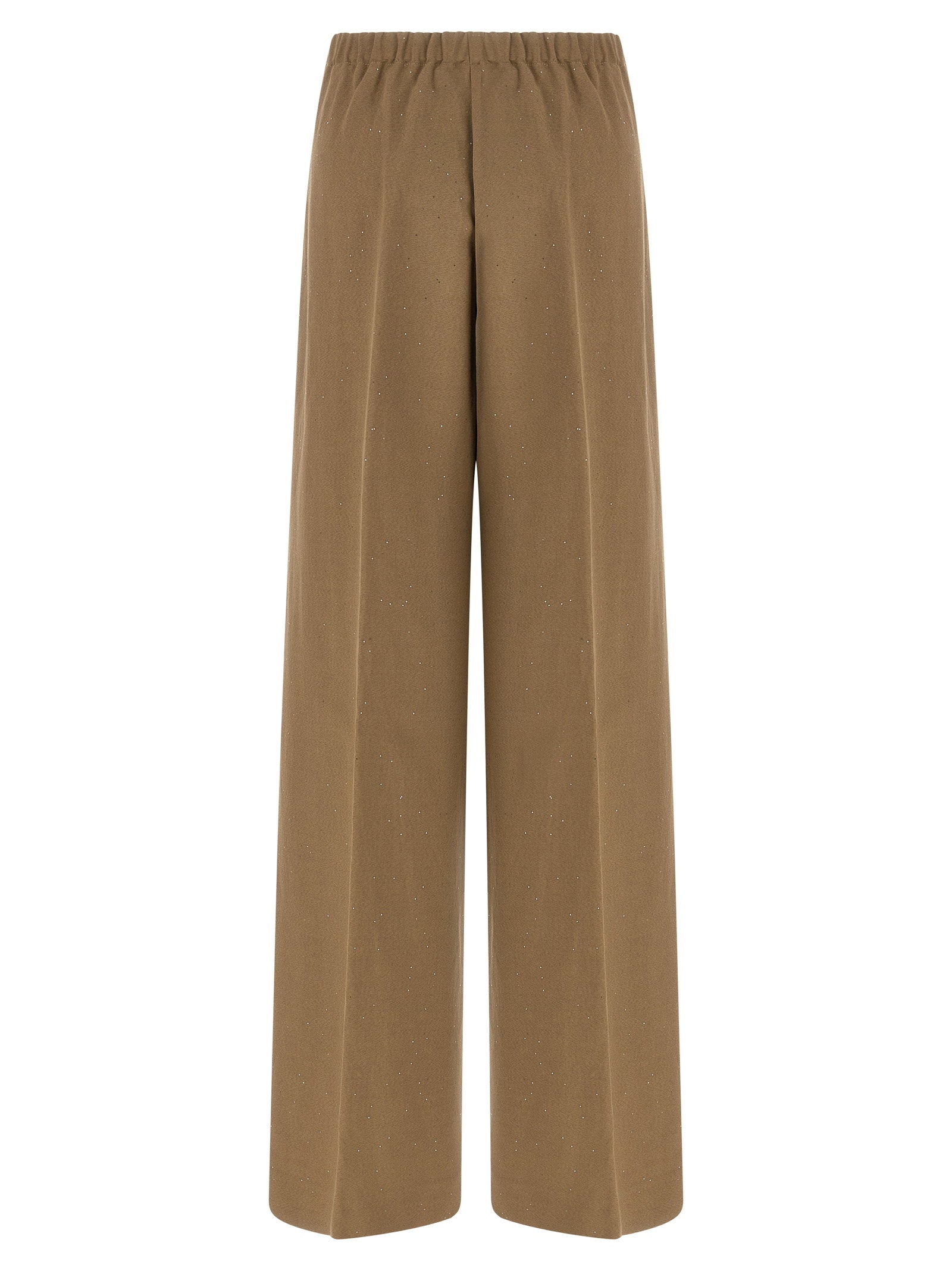 Herno Micro Sequin Pants Brown