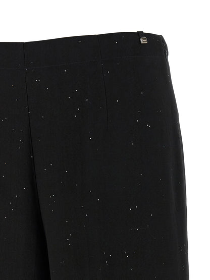 Herno Micro Sequin Pants Black
