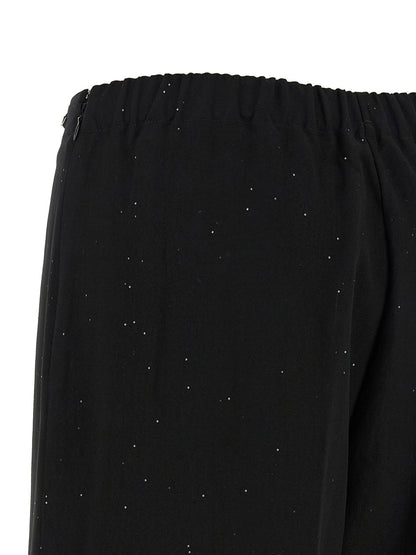 Herno Micro Sequin Pants Black
