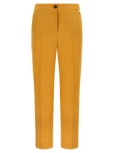 Herno Linen Trousers Orange