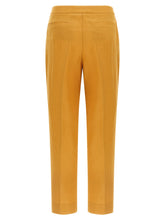 Herno Linen Trousers Orange