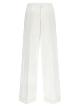 Herno Broderie Anglaise Pants White