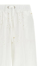 Herno Broderie Anglaise Pants White