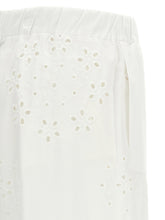 Herno Broderie Anglaise Pants White