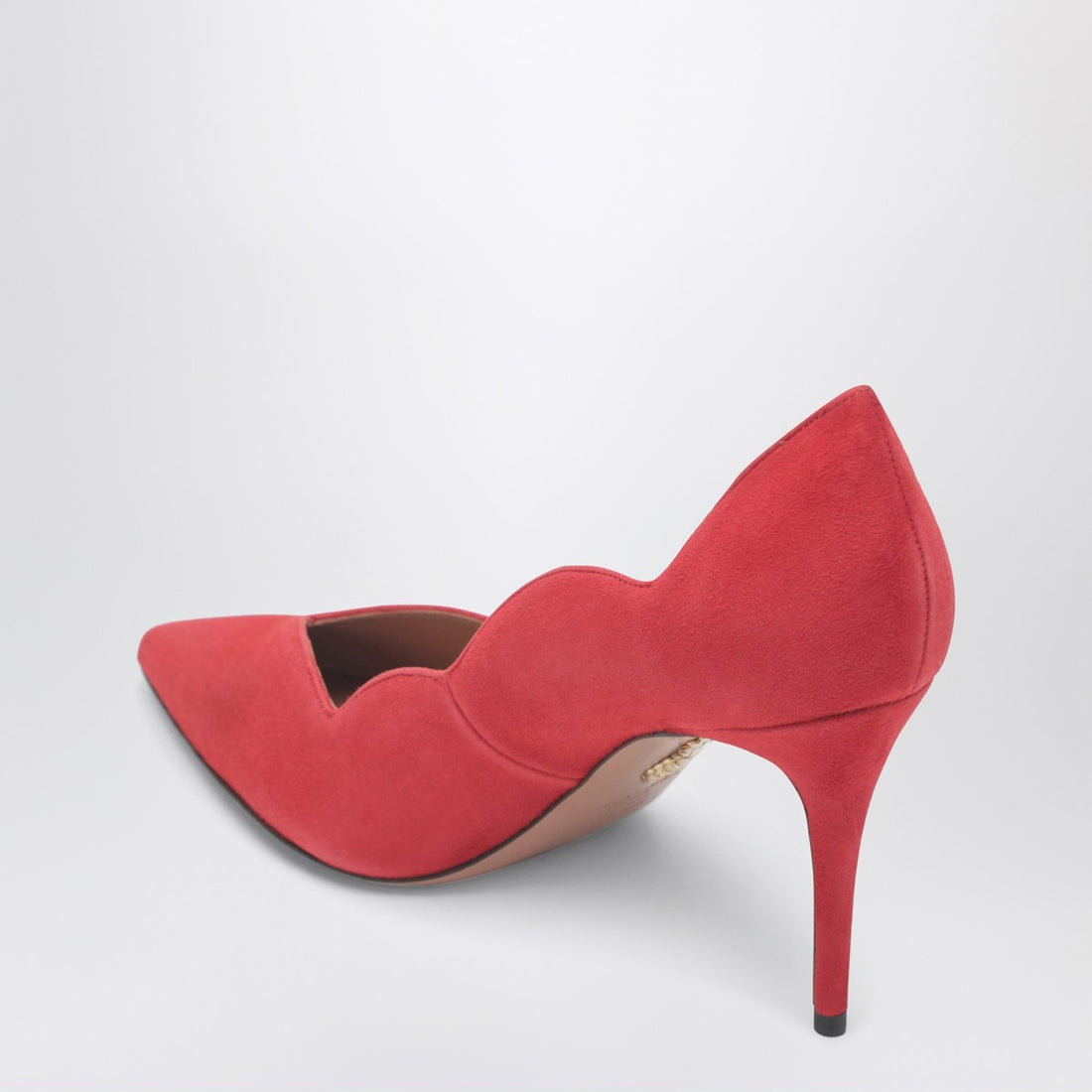Aquazzura Pointed Suede Stiletto Pumps Red red