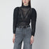Isabel Marant Dahara Openwork Knit Top Black