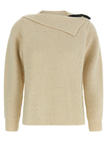 Isabel Marant Thais Sweater With Alamari White