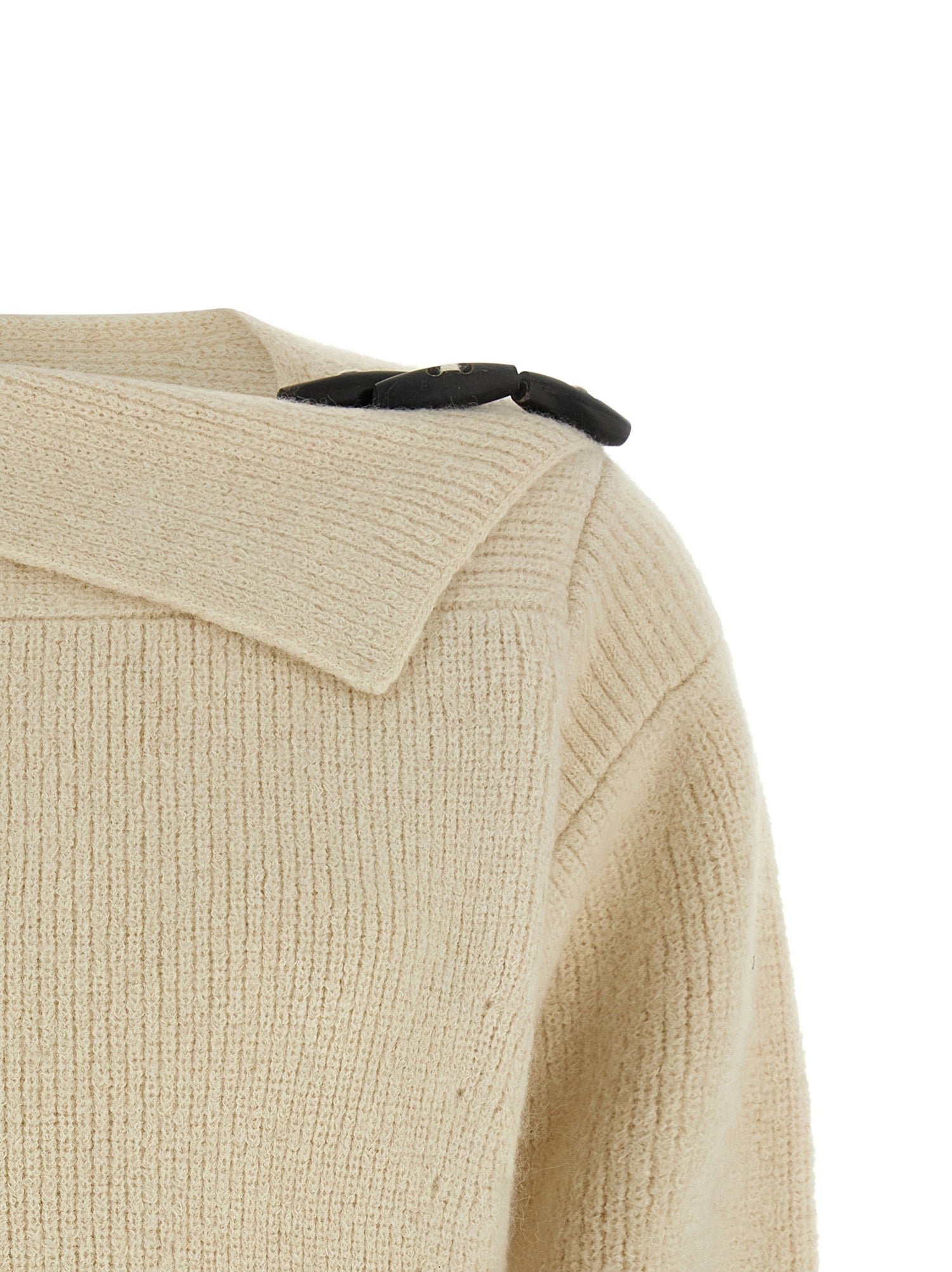 Isabel Marant Thais Sweater With Alamari White