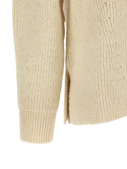 Isabel Marant Thais Sweater With Alamari White