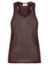 Isabel Marant Cevara Top Bordeaux