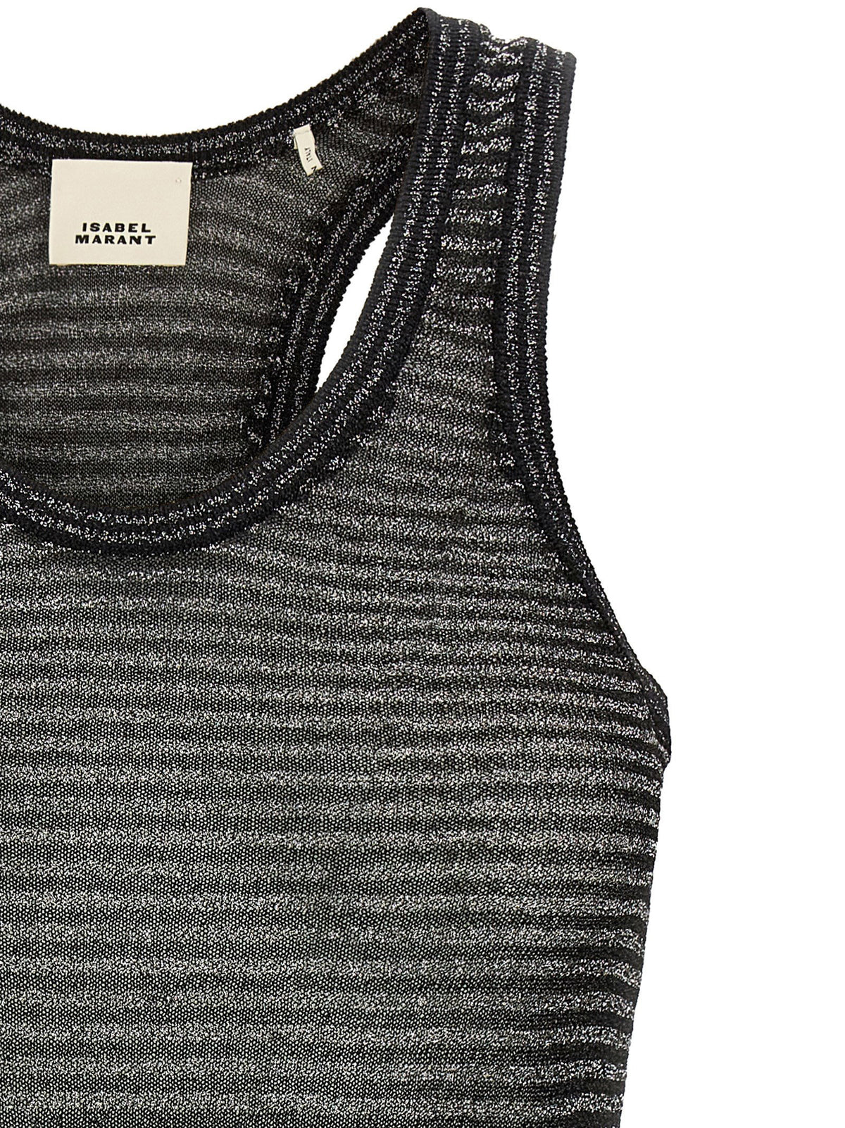 Isabel Marant Cevara Tank Top Silver