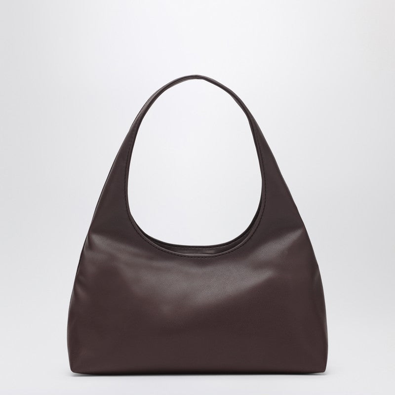 A.P.C. Brown Baby Ninon Faux Leather Hobo Shoulder Bag brown