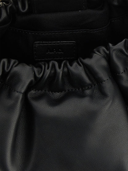 A.p.c. Ninon Hoop Shoulder Bag Black