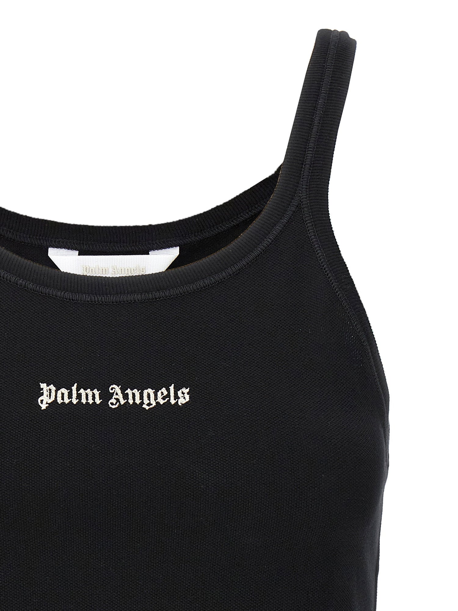 Palm Angels Classic Logo Tank Top White/black