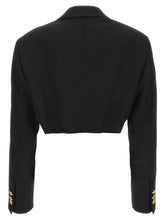 Palm Angels Cropped Blazer Black