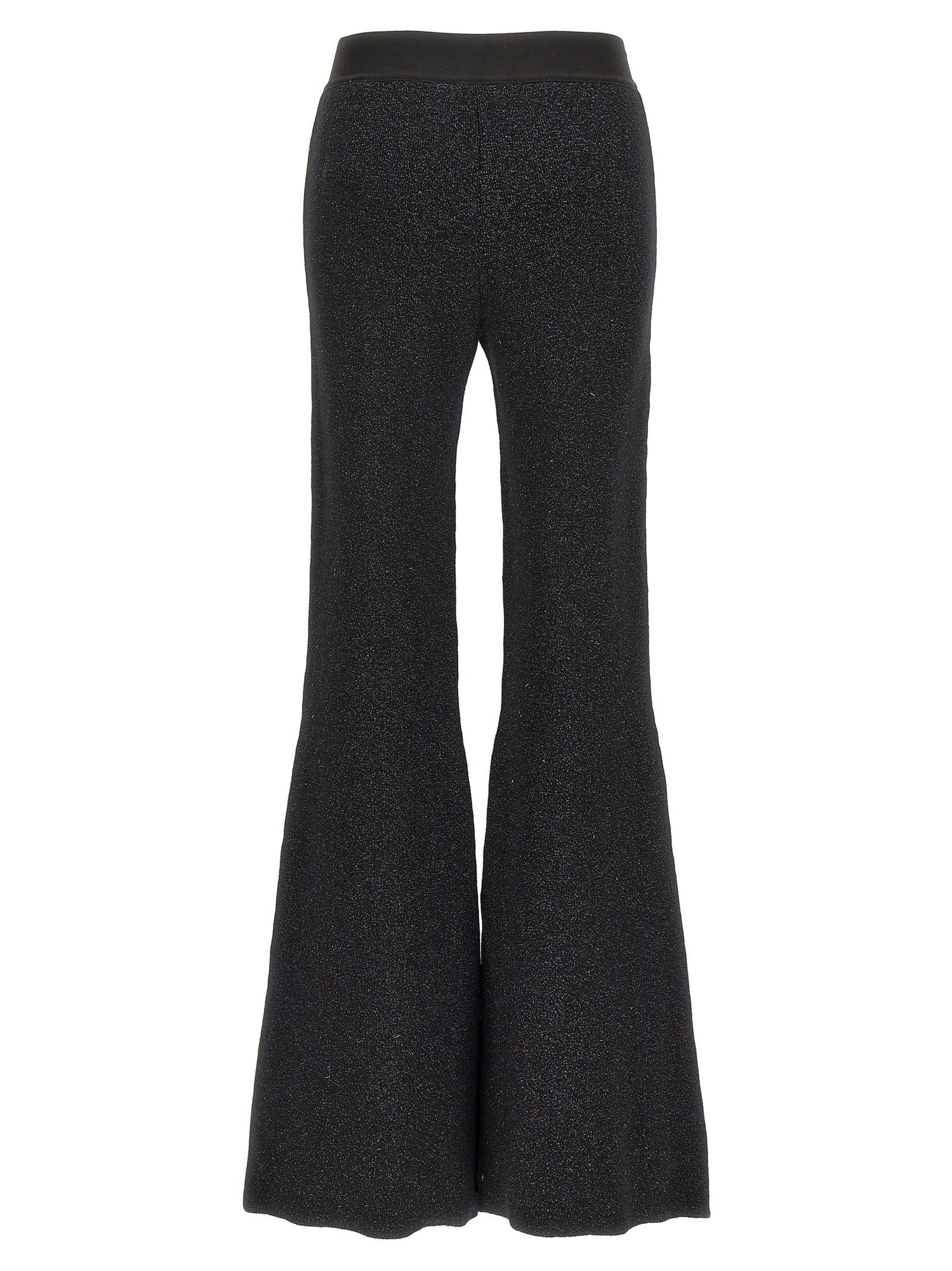 Palm Angels Logo Tape Pants Black