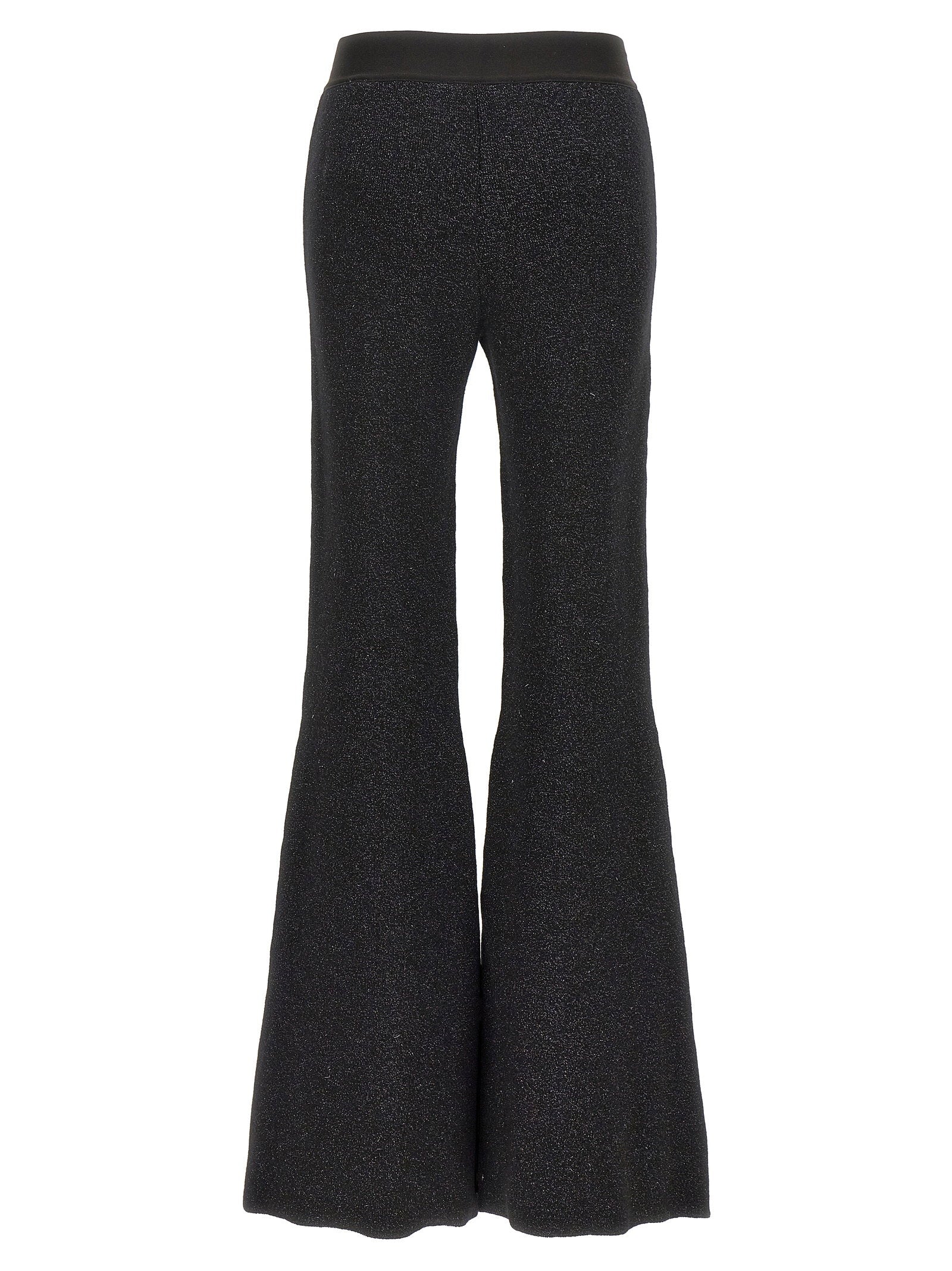 Palm Angels Logo Tape Pants Black