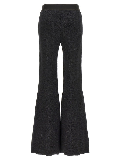 Palm Angels Logo Tape Pants Black