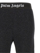 Palm Angels Logo Tape Pants Black