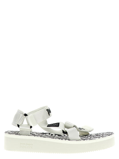 Palm Angels X Suicoke Depa Sandals White/black
