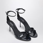 Paris Texas Lidia Patent Leather Sandals Black