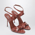 Paris Texas Lidia Cross-Strap Patent Sandals Pink