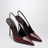 Paris Texas Slingback Lidia in Rouge Noir Patent Leather Red