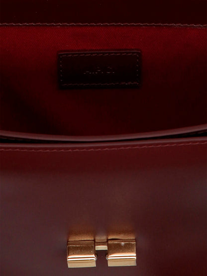 A.p.c. Grace Small Crossbody Bag Bordeaux