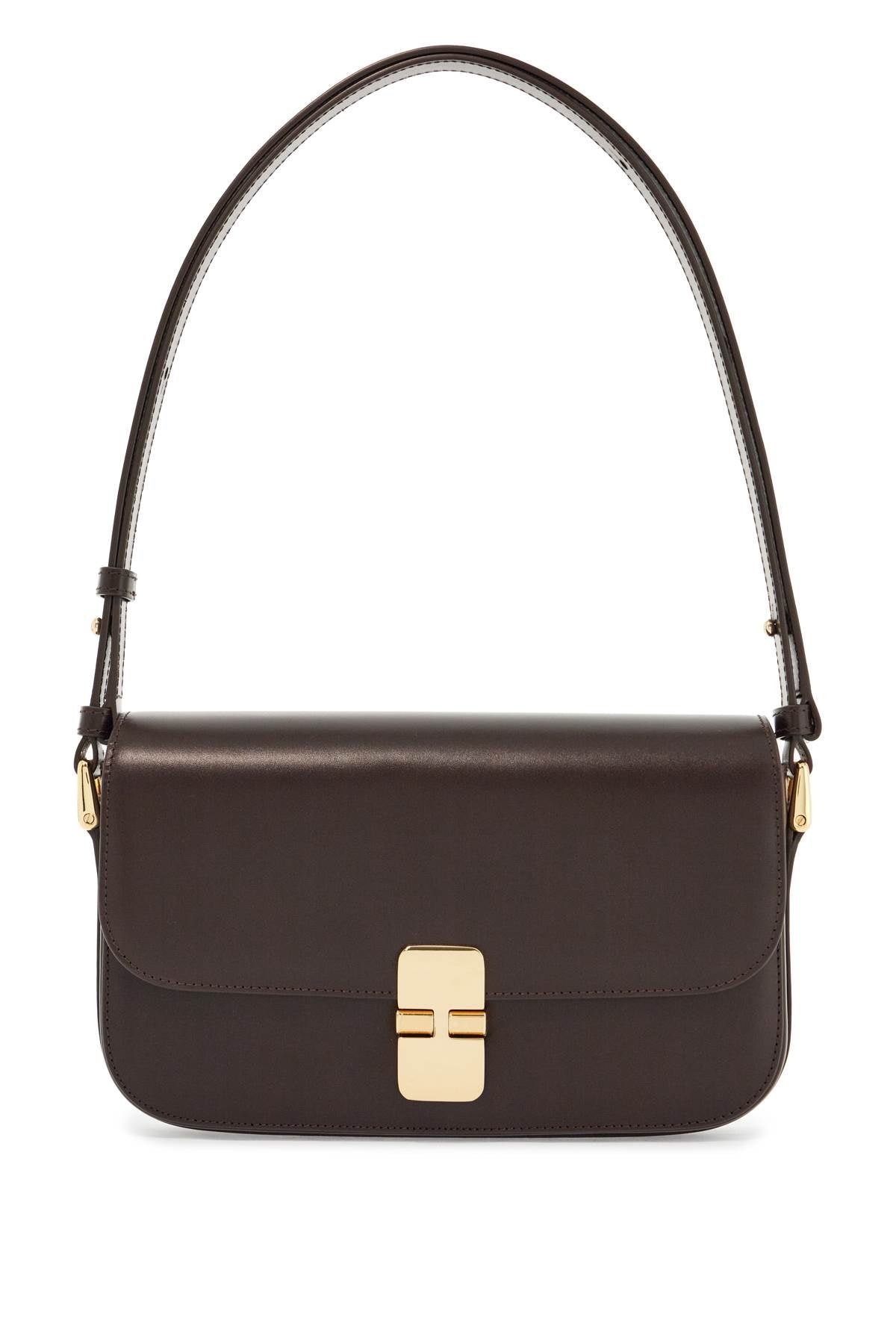 A.P.C. grace baguette bag brown