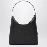 A.P.C. Vera Hammered-Leather Shoulder Bag Black black