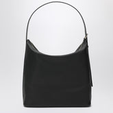 A.P.C. Large hammered leather shoulder bag in beige