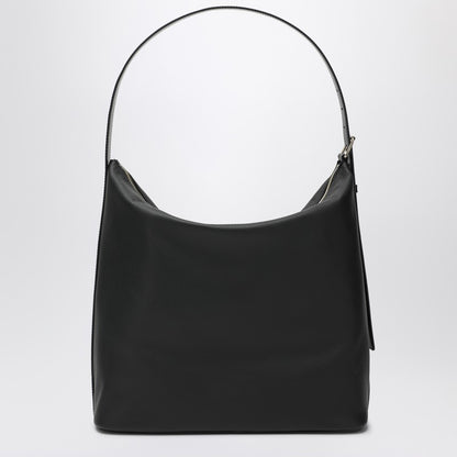 A.P.C. Large hammered leather shoulder bag in beige