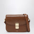 A.P.C. Grace Cross-Body Smooth Leather Bag Brown