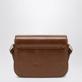 A.P.C. Grace Cross-Body Smooth Leather Bag Brown