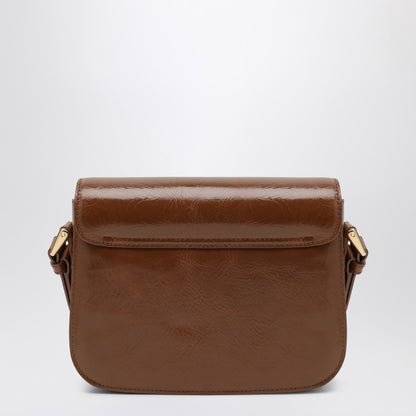 A.P.C. Grace Cross-Body Smooth Leather Bag Brown