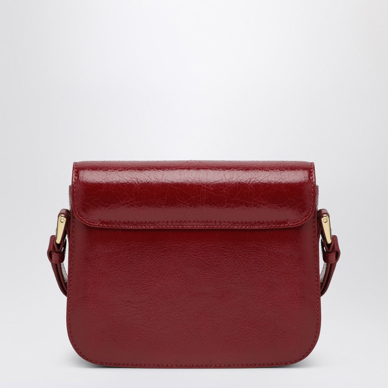 A.P.C. Grace Smooth Leather Cross-Body Bag Red