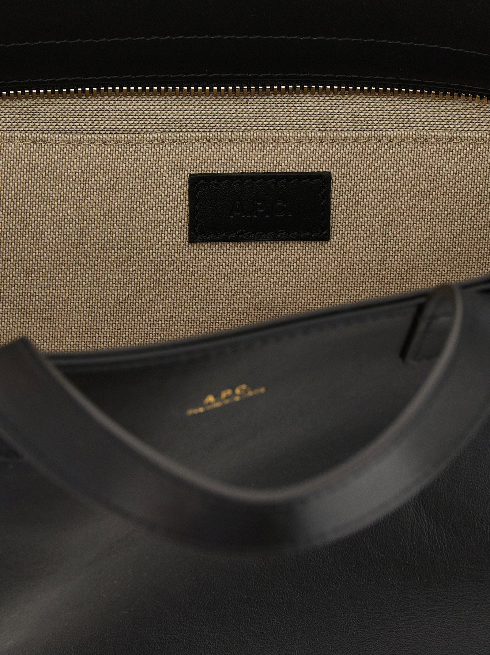 A.p.c. Small Le Drummer Shopping Bag Black