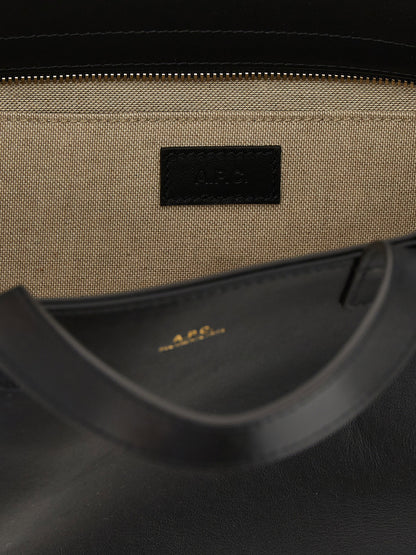 A.p.c. Small Le Drummer Shopping Bag Black