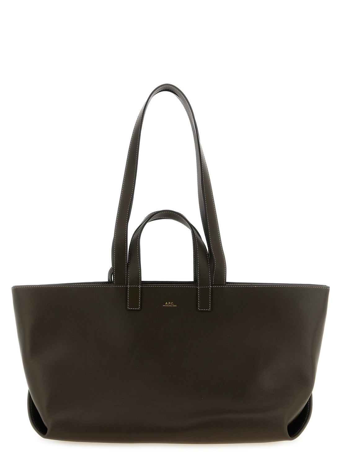 A.p.c. Le Drummer Large Shopping Bag Brown